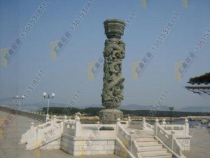 景觀石雕文化龍柱